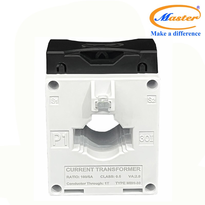 Biến dòng đo lường hộp nhựa MBH-30 100/5A Master