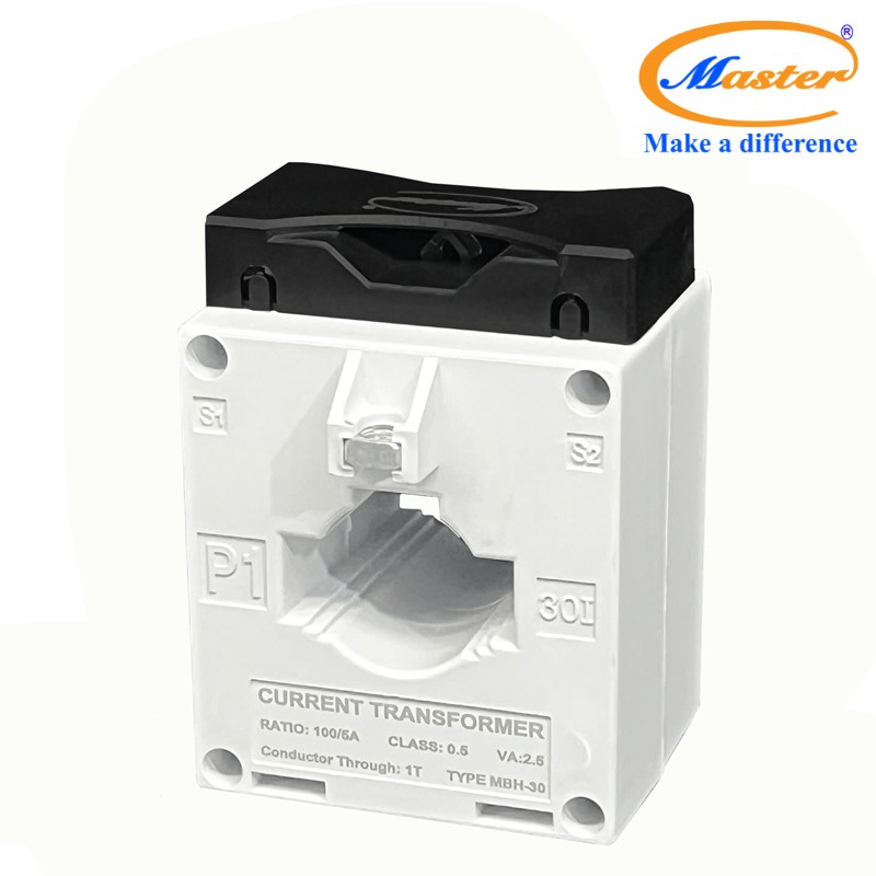 Biến dòng đo lường hộp nhựa MBH-30 100/5A Master