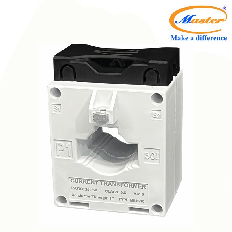 Biến dòng đo lường hộp nhựa MBH-30 200/5A Master