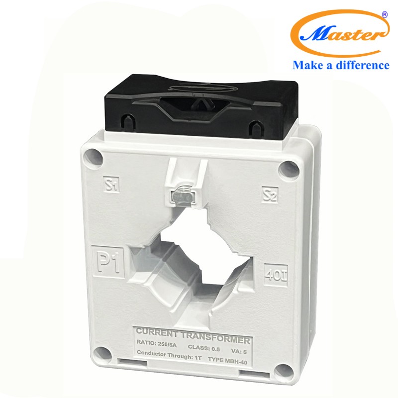 Biến dòng đo lường hộp nhựa MBH-40 250/5A Master