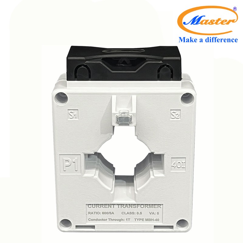 Biến dòng đo lường hộp nhựa MBH-40 600/5A Master