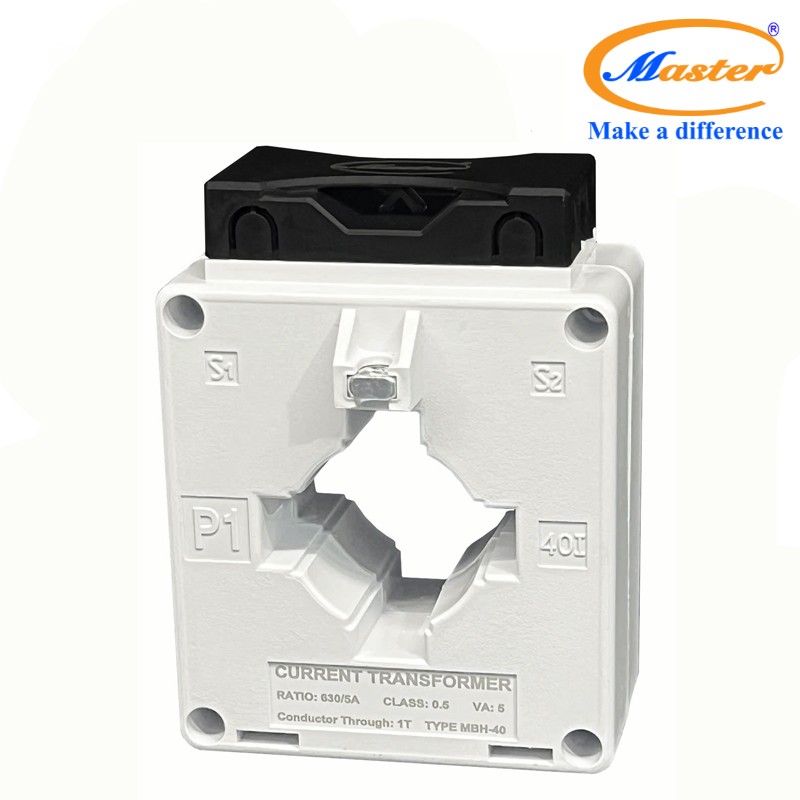 Biến dòng đo lường hộp nhựa MBH-40 630/5A Master