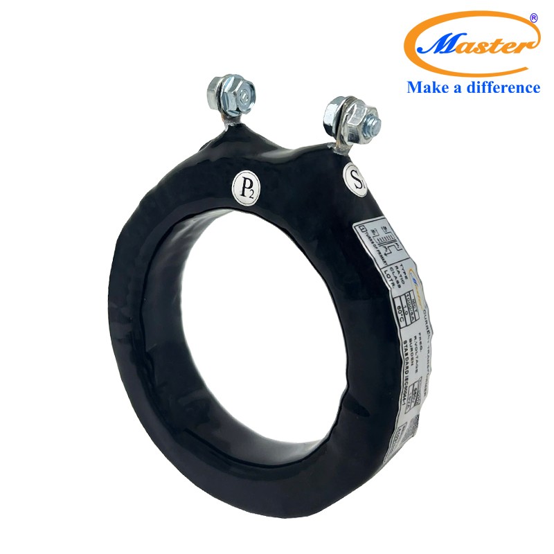 Biến dòng đo lường MCT 1000/5A Master – Đúc Epoxy Đen Tròn