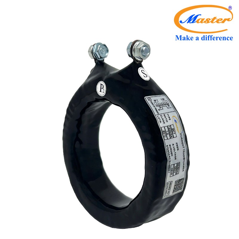 Biến dòng đo lường MCT 1200/5A Master – Đúc Epoxy Đen Tròn