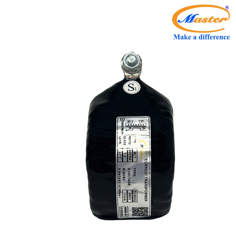 Biến dòng đo lường MCT 400/5A 10VA Master – Đúc Epoxy Đen Tròn