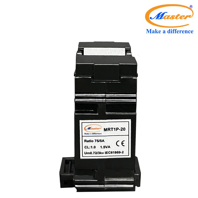 Biến dòng đo lường hộp nhựa 1 pha MRT1P-20 75/5A Master