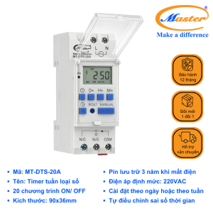 Timer Kỹ Thuật Số MT-DTS-20A Master