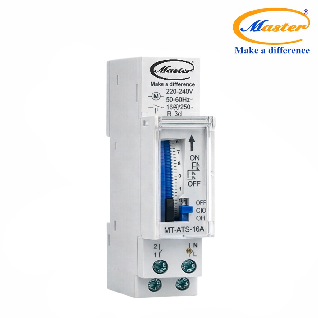 Timer 24h loại cơ MT-ATS-16A Master