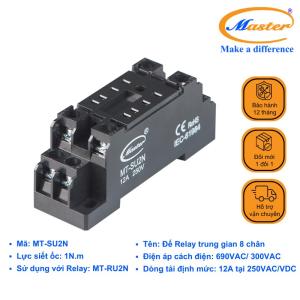Đế Relay Trung Gian 8 Chân MT-SU2N Master