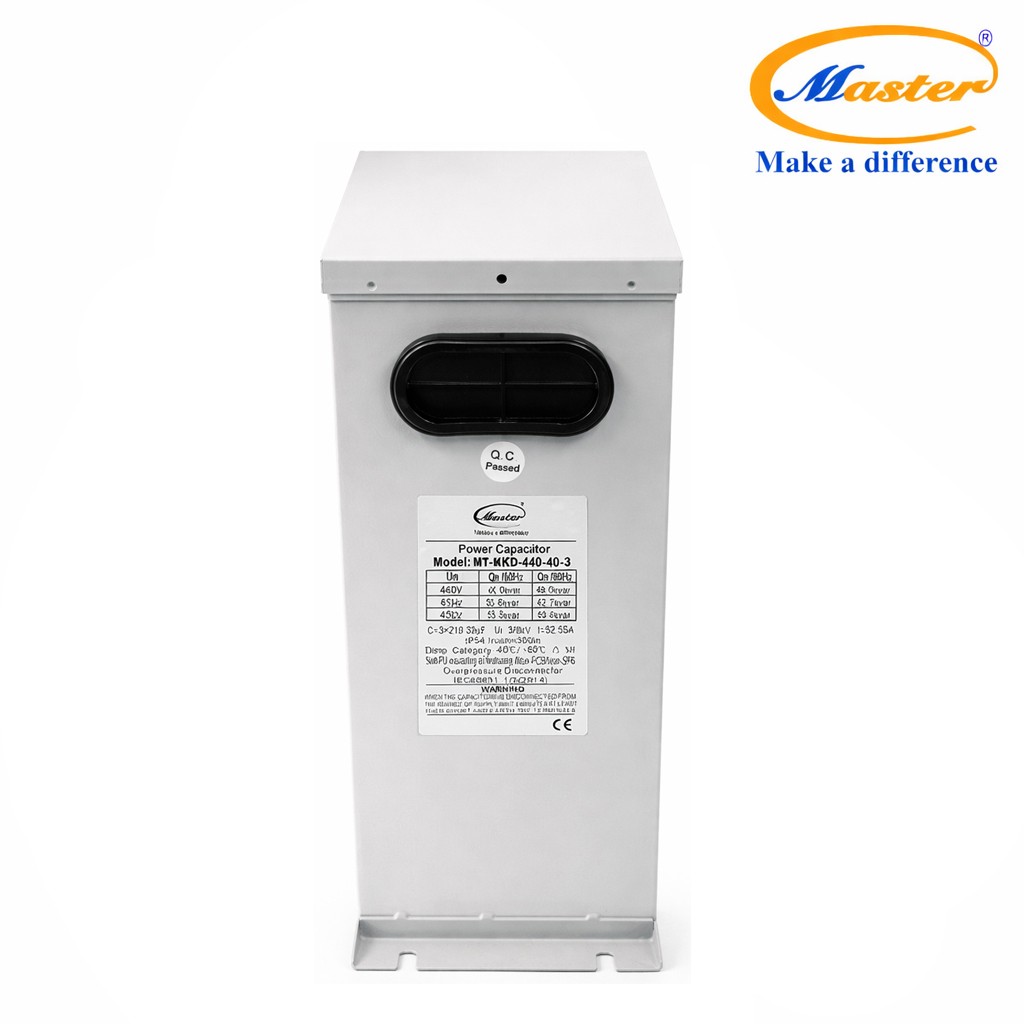 Tụ Bù Chống Cháy Nổ Master 3P 10KVAR 525VAC- LOẠI DẦU, IP54