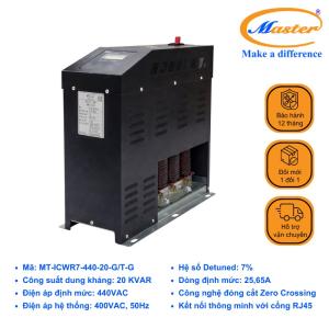 Tụ Bù Thông Minh 3P 20KVAR 440VAC Master - Tích Hợp Cuộn Kháng 7%