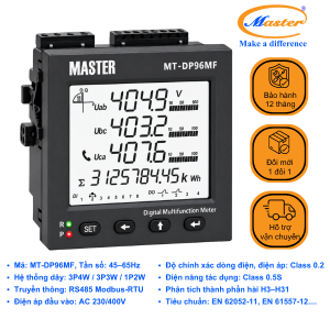 Đồng hồ kỹ thuật số MT-DP96MF Master